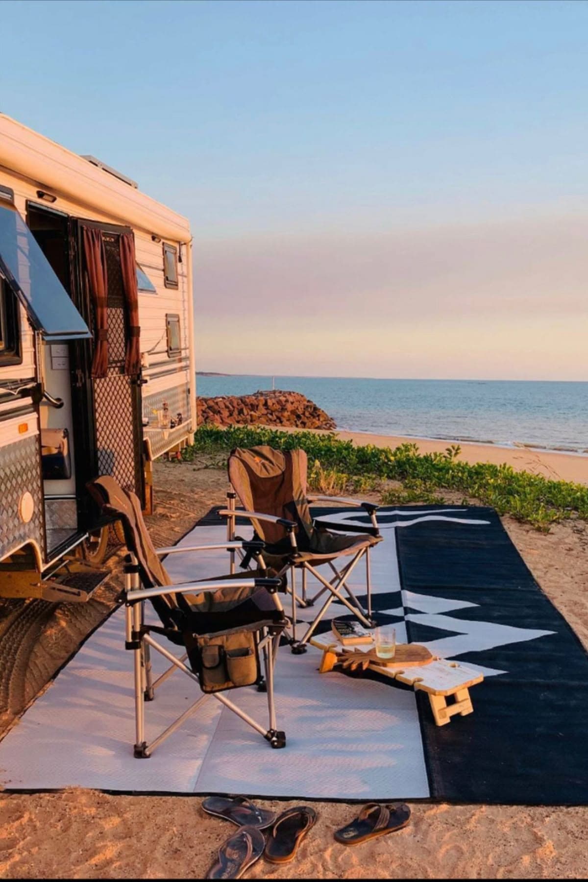 Luxury caravan experience